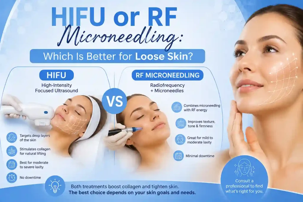 Lost the Weight but Not the Loose Skin? What You Should Know 2 HIFU or RF Microneedling: Which Is Better for Loose Skin Cannock?
